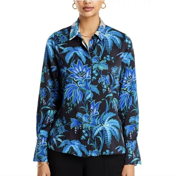 Kobi Halperin Khloe Button Down Blouse size XXL - Picture 1 of 6